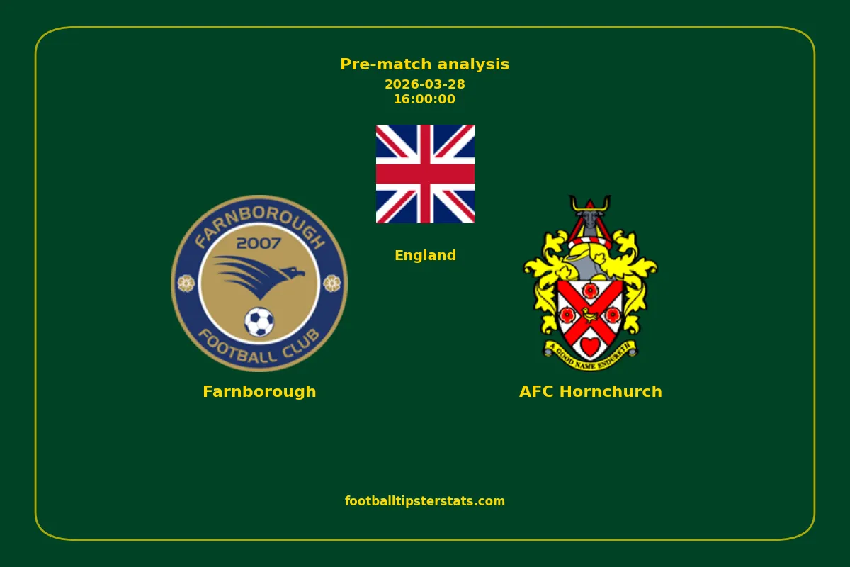 Pre-match analysis: Farnborough vs AFC Hornchurch on 2026-03-28